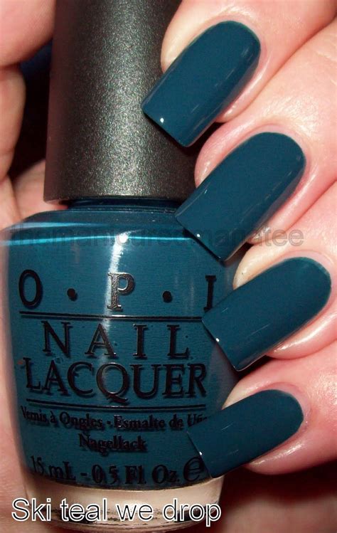 teal nail polish trends